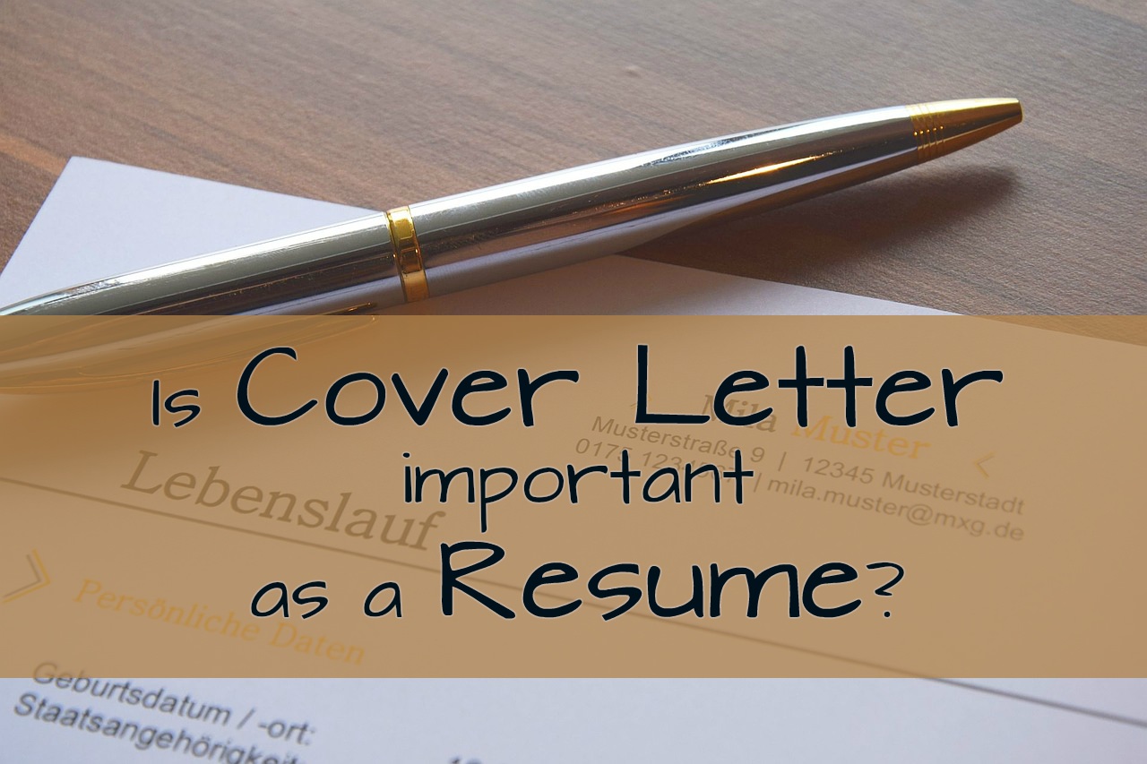 Is Cover Letter Important As A Resume JobCluster Blog