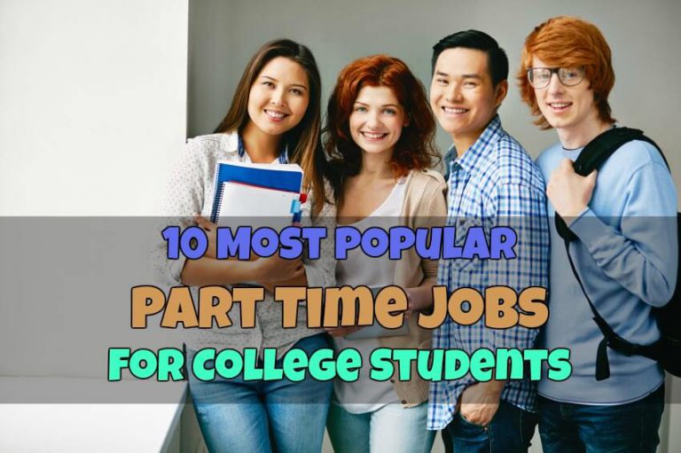 10 Most Popular Part Time Jobs For College Students JobCluster Blog