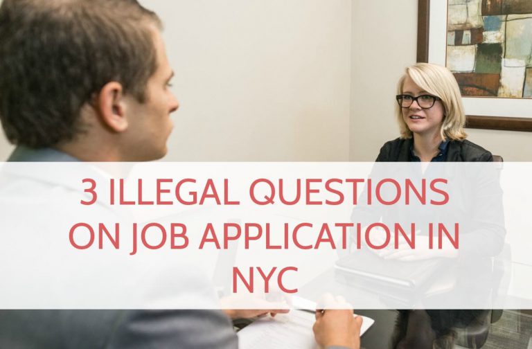 3 Illegal Interview Question on Job Application in NYC | JobCluster.com